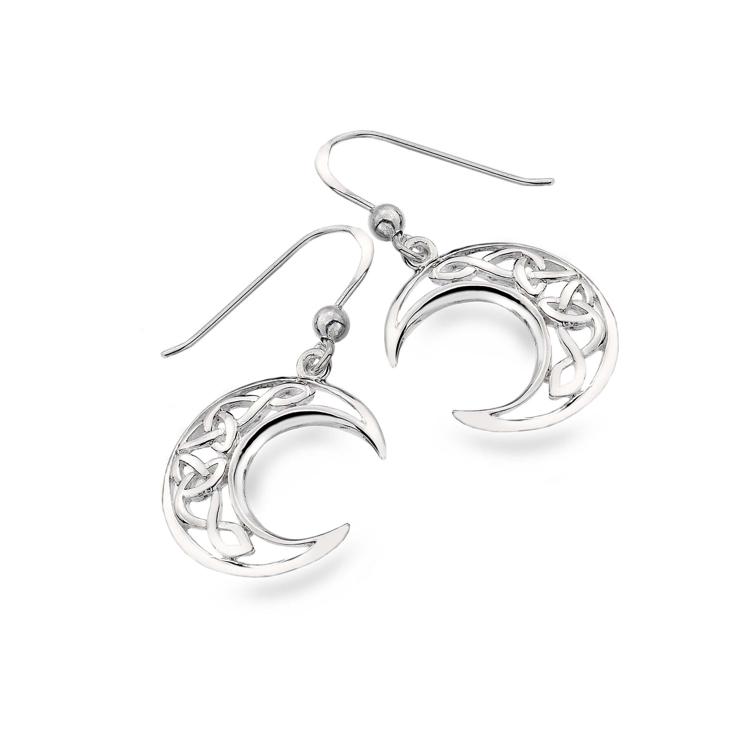 Crescent Knotwork Earrings